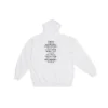 Sudadera con capucha Balenciaga x FORTNITE, corte mediano, «Blanco» 600583TLVO49040