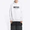 Sudadera con capucha Balenciaga x FORTNITE, corte mediano, «Blanco» 600583TLVO49040