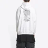 Sudadera con capucha Balenciaga x FORTNITE, corte mediano, «Blanco» 600583TLVO49040