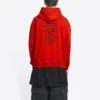 Sudadera con capucha Balenciaga x FORTNITE, corte mediano «Red» 600583TLVO46506