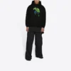 Sudadera con capucha Balenciaga x Marvel Hulk, corte mediano «Negro» 600583TLV581000
