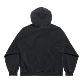 Sudadera con capucha Balenciaga x Puma, corte mediano «Black Faded» 767877TTVA41041 Sudadera con capucha Balenciaga x Puma, corte mediano «Black Faded» 767877TTVA41041