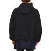 Sudadera con capucha BB Be Different Popover «Negro Blanco» 720406TNVB41070