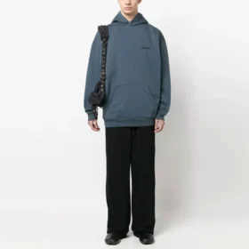 Sudadera con capucha BB de corte mediano «Azul Negro» 570811TNVG84183