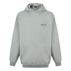 Sudadera con capucha BB de corte mediano «Gris» 570811TNVG89244
