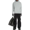 Sudadera con capucha BB de corte mediano «Gris» 570811TNVG89244
