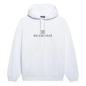Sudadera con capucha BB Pixel de corte mediano «Blanco» 578135TKVI89040
