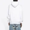 Sudadera con capucha BB Pixel de corte mediano «Blanco» 578135TKVI89040