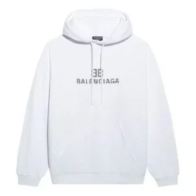 Sudadera con capucha BB Pixel de corte mediano «Blanco» 600583TKVI89040