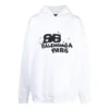 Sudadera con capucha con BB Icon dibujado a mano, corte grande «Blanco» 620973TNVQ19040