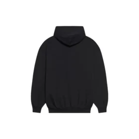 Sudadera con capucha, cordón y mangas largas de felpa Bb Pixel, color negro 578135TKVI81070