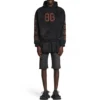 Sudadera con capucha Crypto, corte mediano «Negro descolorido» 742603TOVN71055