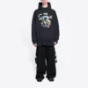 Sudadera con capucha de algodón Balenciaga x LOS SIMPSONS, corte ancho «Negro» 674986TLVG81000