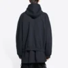 Sudadera con capucha de algodón Balenciaga x LOS SIMPSONS, corte ancho «Negro» 674986TLVG81000