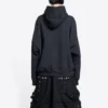 Sudadera con capucha de algodón Balenciaga x THE SIMPSONS, corte ancho «Negro» 675003TLVG81000