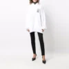 Sudadera con capucha de algodón Barcode «Blanco» 651799TKVE69040