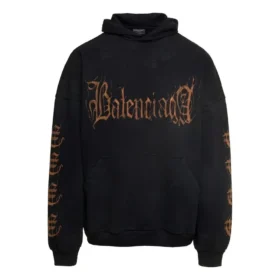 Sudadera con capucha de algodón Heavy Metal «Negro lavado» 739024-TOVD8-1055