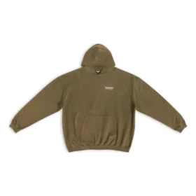 Sudadera con capucha de corte amplio «Khaki» de Political Campaign 620973TKVI92463
