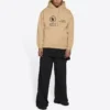 Sudadera con capucha de corte mediano Balenciaga x Programa Mundial de Alimentos «Beige» 600583TJVK49605