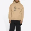 Sudadera con capucha de corte mediano Balenciaga x Programa Mundial de Alimentos «Beige» 600583TJVK49605