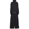 Sudadera con capucha de corte mediano «Black Faded» 742603TOVF39034