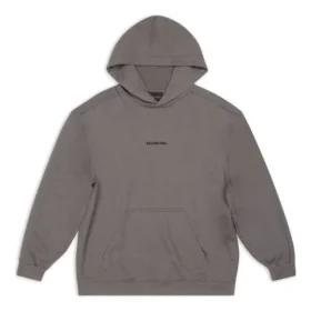 Sudadera con capucha de corte mediano «Gris» 600583TNVH11227