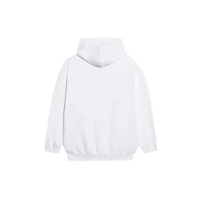 Sudadera con capucha de corte mediano y estampado de logotipo de copyright «White» 578135TIV559152