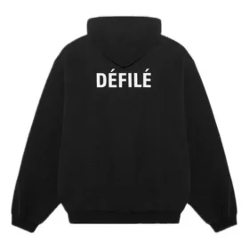 Sudadera con capucha de felpa, color negro 641529TJVE51000