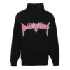 Sudadera con capucha de Metallica, corte mediano «Negro Naranja» 743802T32698035
