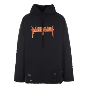 Sudadera con capucha de Metallica, corte oversize «Black Orange» 698083TMV891055