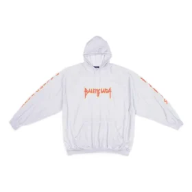 Sudadera con capucha de Metallica, corte oversize, «Dirty White Orange» 697879TMV890901