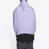 Sudadera con capucha de Political Campaign, corte mediano, «Purple» 600583TKVI93072