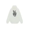 Sudadera con capucha Drip Peace, talla grande, «Blanco» 651799TKVA2863932