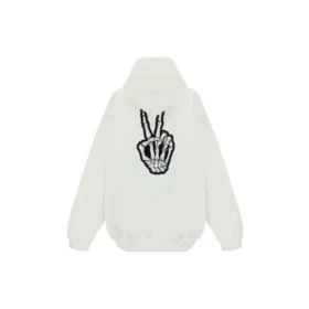 Sudadera con capucha Drip Peace, talla grande, «Blanco» 651799TKVA2863932