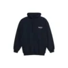 Sudadera con capucha extragrande bordada de Political Campaign «Black White» 620947TKVI91070