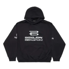 Sudadera con capucha generada por IA «Negro Blanco» 767877TQVF99034