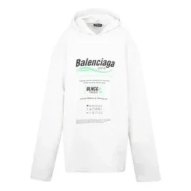 Sudadera con capucha holgada «White» 661711TKVF99085