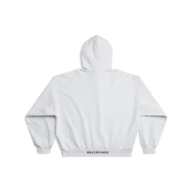 Sudadera con capucha I Love, corte mediano «Blanco» 742603TOVH59081