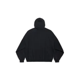 Sudadera con capucha «I Love Paris» de Balenciaga, corte grande, «Black Faded» 803265TRVM61041 Sudadera con capucha «I Love Paris» de Balenciaga, corte grande, «Black Faded» 803265TRVM61041