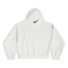 Sudadera con capucha «Je t’aime» de corte mediano «Blanco» 742603TOVM89079