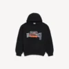 Sudadera con capucha para hombre «Bumper Stickers» de corte mediano en negro Sudadera con capucha para hombre «Bumper Stickers» de corte mediano en negro