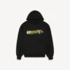 Sudadera con capucha para hombre de corte mediano con diseño «Messy Spray» en negro Sudadera con capucha para hombre de corte mediano con diseño «Messy Spray» en negro