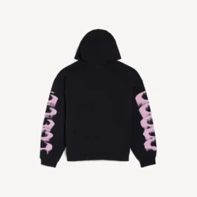 Sudadera con capucha para hombre Wet Brush de corte mediano en negro