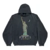 Sudadera con capucha Paris Liberty Oversized «Negro» 739024TQVS11083