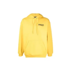 Sudadera con capucha Political Campaign, corte mediano «Amarillo» 600583TKVI97442
