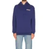 Sudadera con capucha Political Campaign, corte mediano, «Azul» 600583TKVI91195