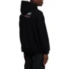 Sudadera con capucha Political Campaign, corte mediano «Negro» 600583TKVI91070