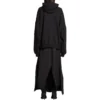 Sudadera con capucha redonda Back Flip Oversized «Negro Blanco» 761458TPVG11070
