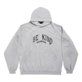 Sudadera con capucha redonda Be Kind, corte oversize, «Gris» 761458TPVD61167