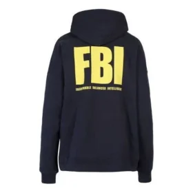 Sudadera con capucha reversible «FBI» del Año del Tigre «Azul marino» 682144TLVM44084 Sudadera con capucha reversible «FBI» del Año del Tigre «Azul marino» 682144TLVM44084